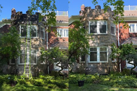 House SoftWash in Cleveland Heights